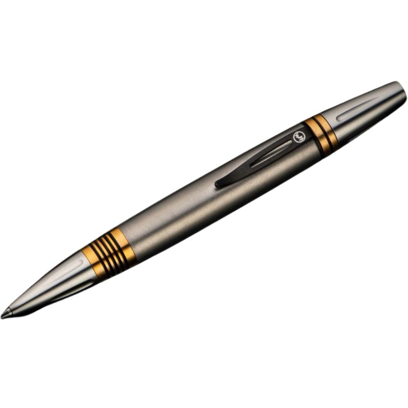 William Henry  Classic Executive Pen  The Caribe Features A Barrel Sculpted And Hand-Finished From Titanium